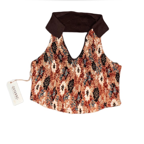 70s Style Crop Top - Picture 1 of 2